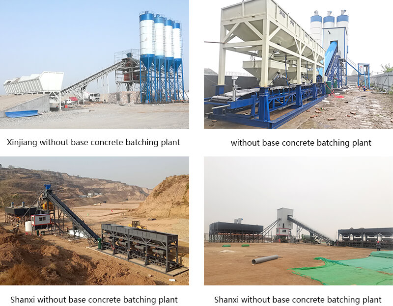 without base concrete batching plant 9
