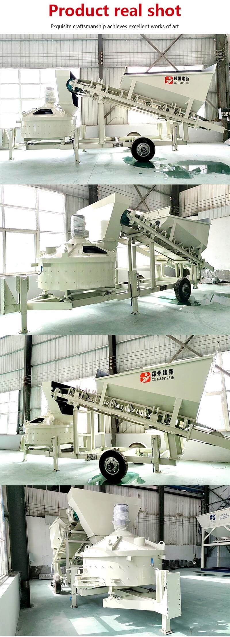 vertical axis mobile mixing plant 12