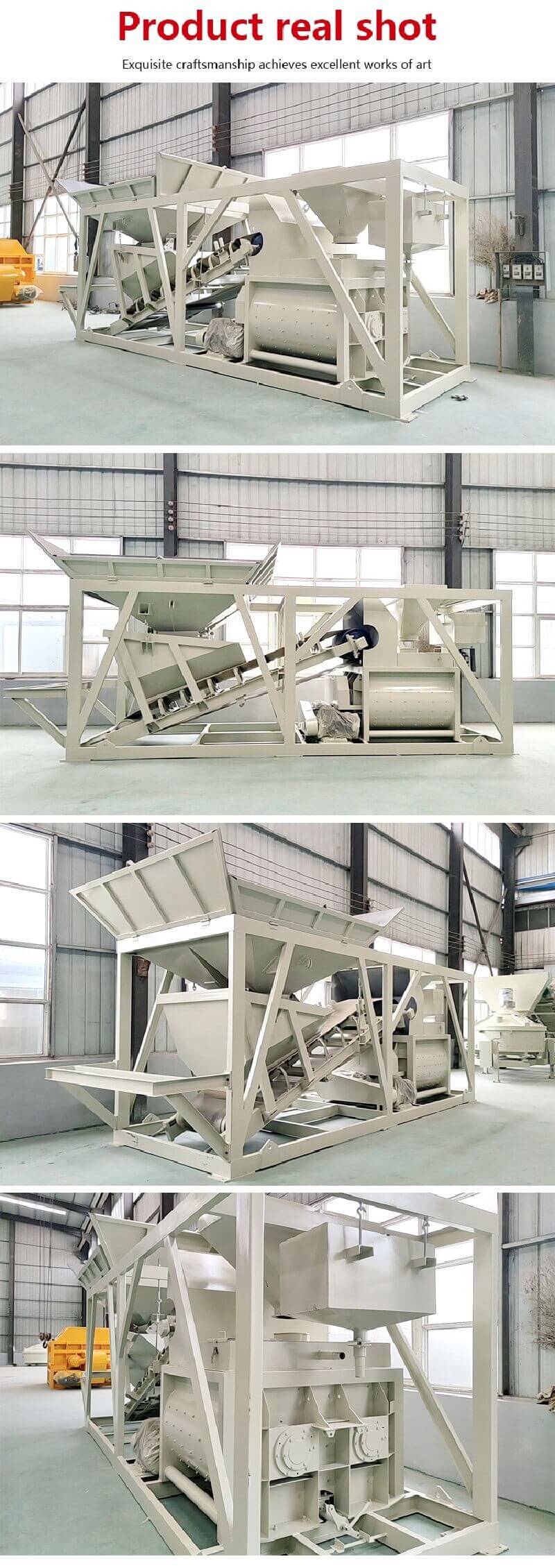 integrated concrete batching mixing plant 9