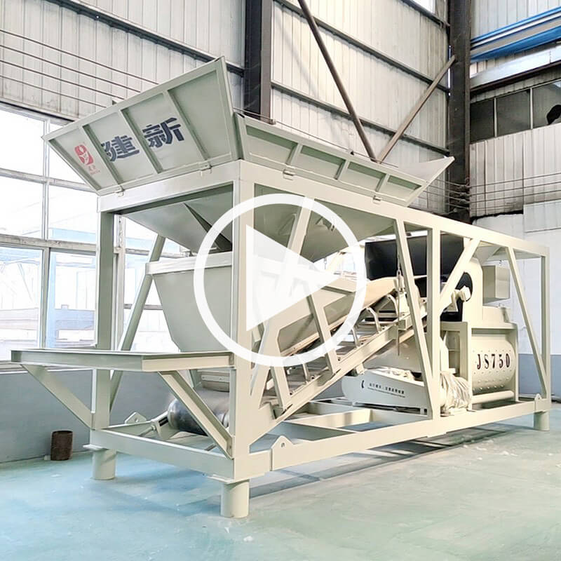 integrated concrete batching mixing plant a